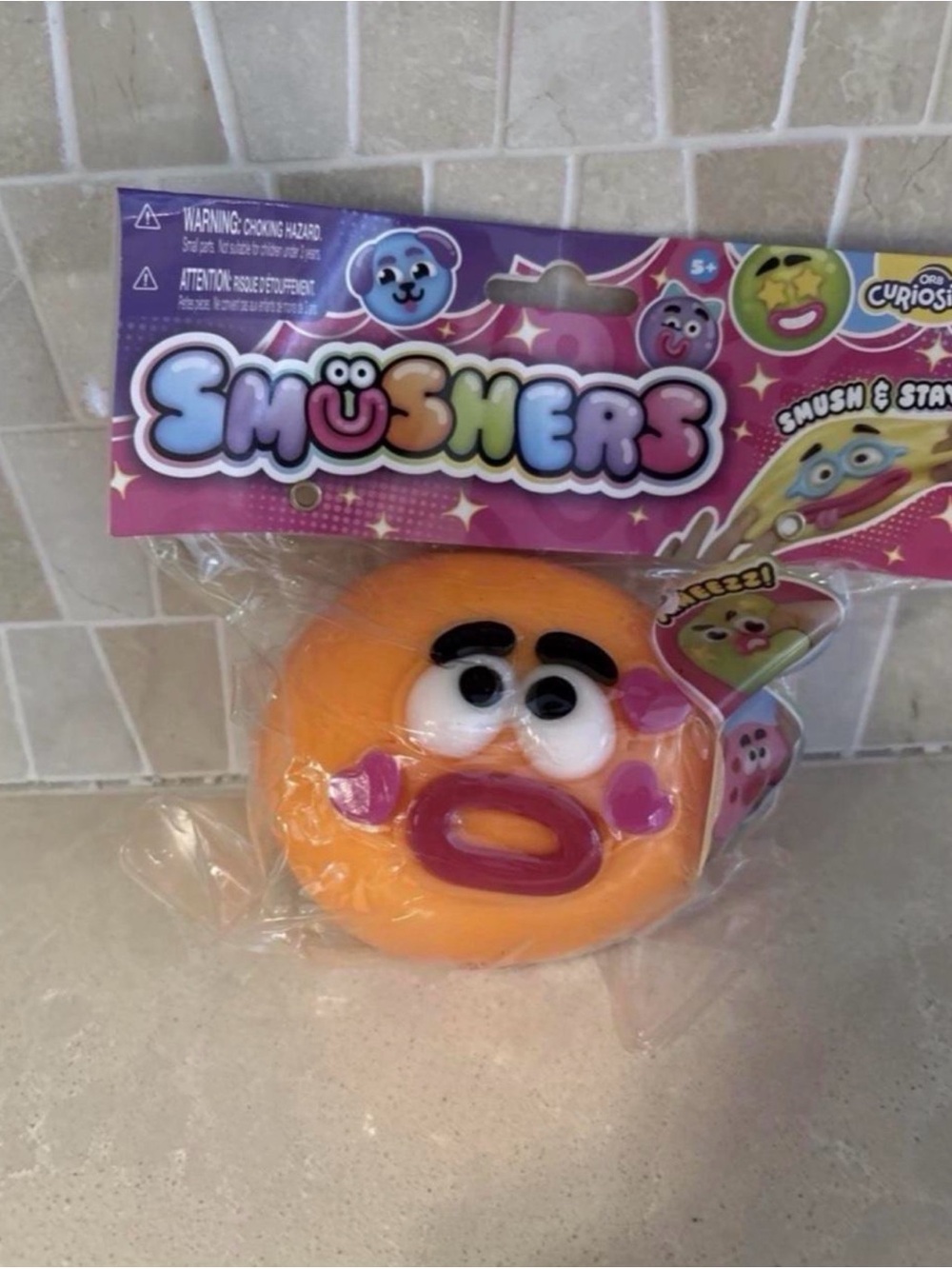 Authentic ORB Curiosities Smushers Squeeze Toy Face Swap Sensory VIRAL SQUISHY